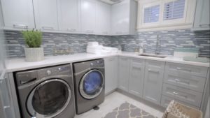 Read more about the article Laundry Room Remodel Small, Storage-Filled Blue-Grey